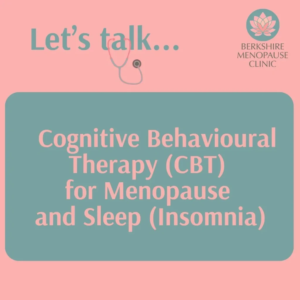 Cognitive Behavioural Therapy CBT for Menopause Symptoms