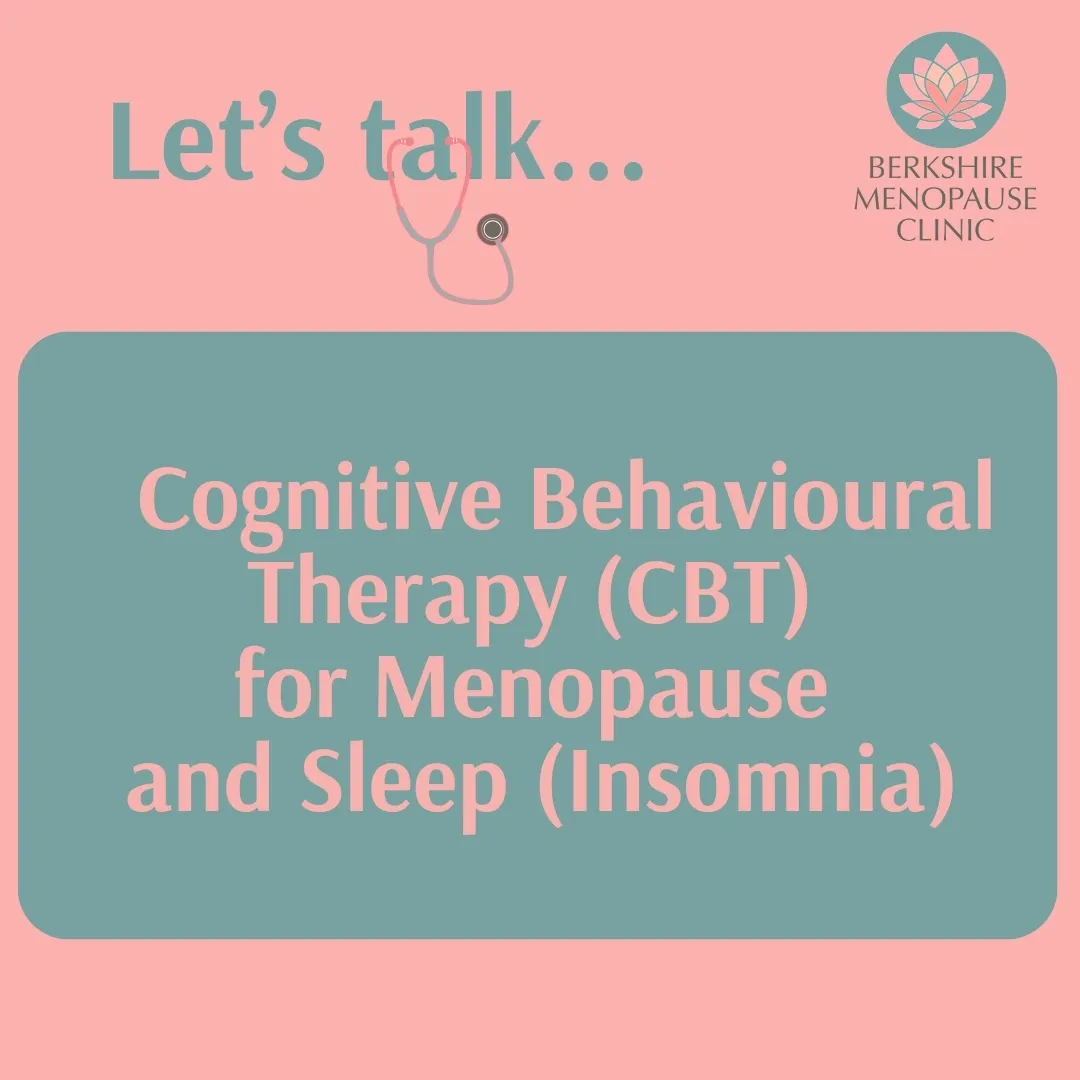 Cognitive Behavioural Therapy CBT for Menopause Symptoms