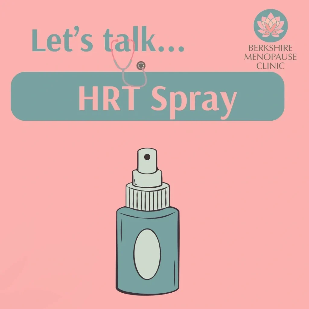 HRT oestrogen spray