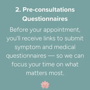 Berkshire menopause clinic pre-consultation questionaires