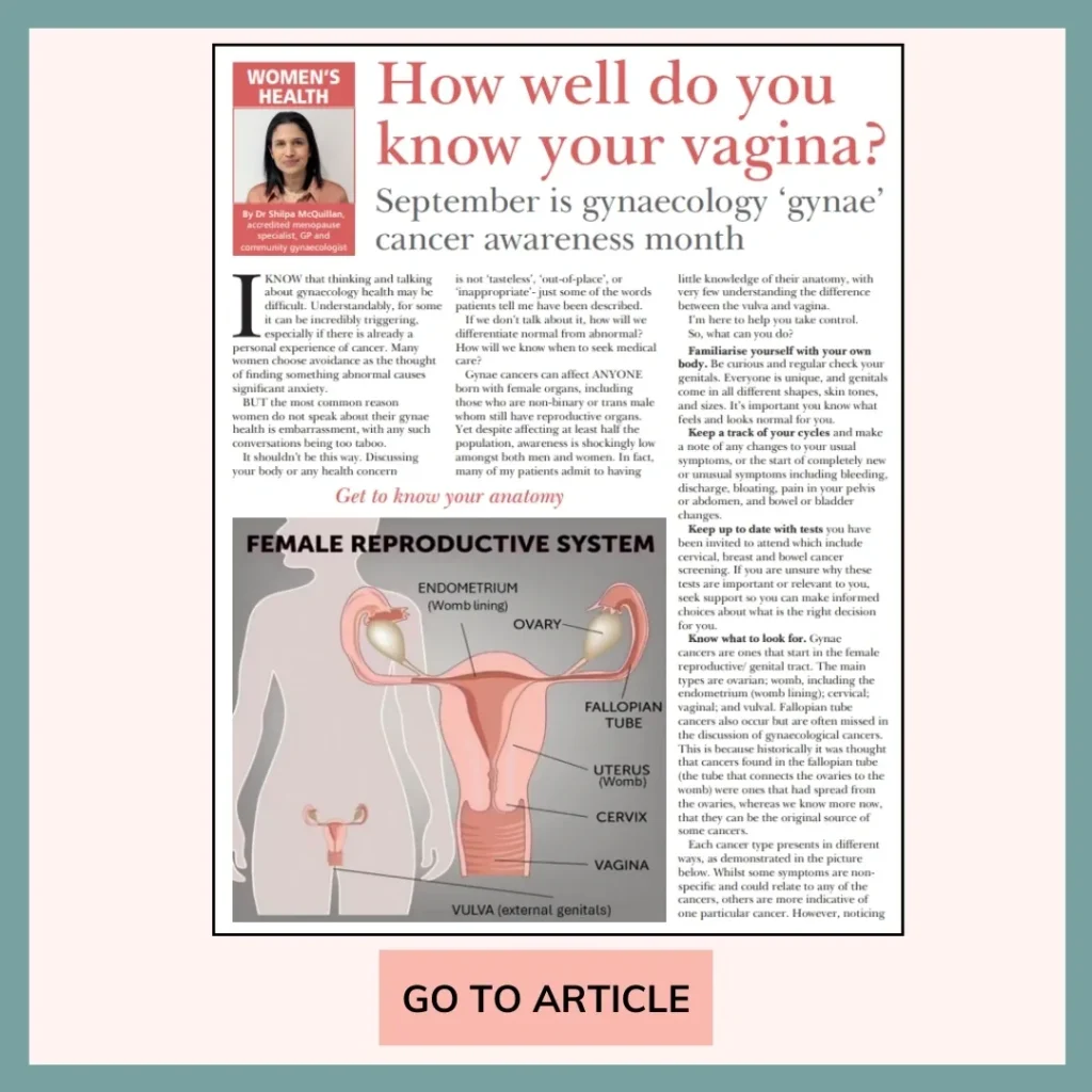 Gynaecology Cancer Awareness & Women’s Health pdf
