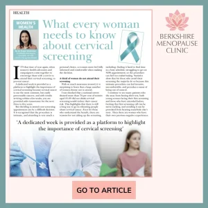 Cervical Screening (smear test) Awareness Week pdf What every woman needs to know about cervical screening