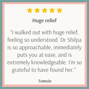 five star reviews for berkshire menopause clinic