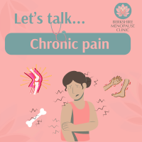 chronic pain, menopause symptom, joint aches, loss of muscle mass, osteoporosis
